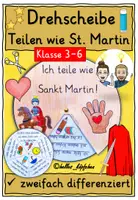 Vorschau - Arbeitsblätter - Teilen wie Sankt Martin Klasse 3-6 Drehscheibe basteln - Deckblatt