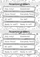 Vorschau - Anderer Materialtyp - Attention Grabbers - Deckblatt