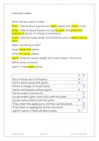 Vorschau - Arbeitsblätter - Reading Comprehension - Pizza! - Seite 2
