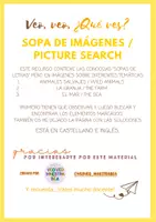 Vista previa - Tarjetas / Manipulativos - RECURSO INFANTIL SOPA DE IMAGENES / PICTURE SEARCH ANIMALES - página 1