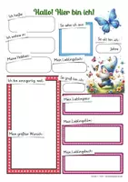 Vorschau - Arbeitsblätter - Schmetterlingklasse Klassentier Schmetterling Sorglospaket - Seite 2