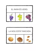 Vista previa - Juegos / Gamificación - Comprensió lectora frase simple TARDOR. - página 1