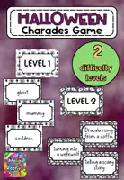 Vorschau - Spiele - Halloween-Charade-Spiel - Halloween charades game - Deckblatt