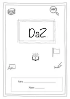 Vorschau - Mal- und Bastelvorlagen - DaZ - Deckblatt & PPT 1. Stunde - Deckblatt