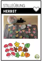 Vorschau - Präsentationen/Tafelbilder - Stilleübung - Herbst - Montessori - Deckblatt