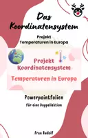 Vorschau - Stundenentwürfe - Temperatur in Europa - Koordinatensystem - Mathe - Deckblatt