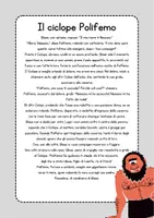 anteprima - Esercizi - Il ciclope Polifemo lettura e comprensione - Pagina 3