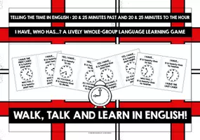 Vorschau - Spiele - ENGLISH TELLING THE TIME I HAVE, WHO HAS? #3 - Seite 1