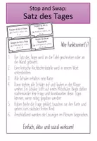 Vorschau - Spiele - Stop and swap: Satz des Tages - Deckblatt