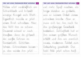 Vorschau - Arbeitsblätter - Einführungsgeschichten als Lesetexte zum Dankeschön-Brief - Seite 3