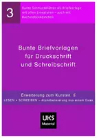 Vorschau - Arbeitsblätter - Bunte Schmuckblättervorlagen für einen Dankeschön-Brief - Deckblatt