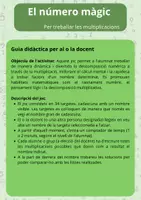 Vista previa - Juegos / Gamificación - El nombre màgic (per treballar multiplicacions) - página 2
