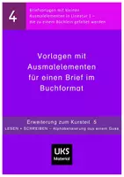 Vorschau - Arbeitsblätter - Dankeschön-Brief als Faltbüchlein gestalten - Deckblatt