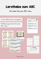 Vorschau - Arbeitsblätter - Differenzierte Lerntheke zum Alphabet / ABC - Deckblatt