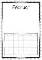 Vorschau - Mal- und Bastelvorlagen - Kalender zum selber Gestalten - Bastelvorlage #homeschooling - Seite 3