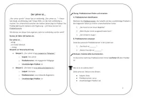 Vorschau - Arbeitsblätter - Trainingsheft Prädikatsnomen esse - Latein - Seite 1