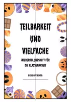 Vorschau - Arbeitsblätter - Teiler und Vielfache - Wiederholungslapbook - Seite 1