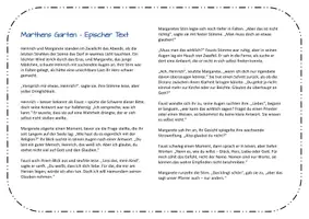 Vorschau - Arbeitsblätter - Zwischen Liebe und Gewissen: Margaretes Entscheidung im Zwiespalt - Seite 1