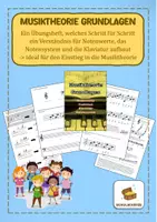 Vorschau - Arbeitsblätter - Musiktheorie Grundlagen - Materialpaket - Seite 1
