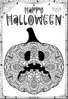 Vorschau - Mal- und Bastelvorlagen - Ausmalbilder / Mandalas: Halloween - Seite 2