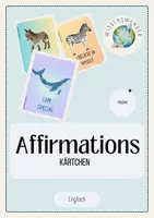 Vorschau - Bildkarten - Affirmationskärtchen auf Englisch - Seite 1
