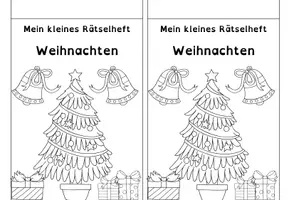 Vorschau - Mal- und Bastelvorlagen - Mein kleines Rätselheft Weihnachten #weihnachtenauflmp - Seite 2