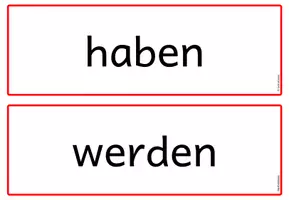 Vorschau - Arbeitsblätter - Blitzlesen: Wortkarten - Verben (Klasse 1-4) - Seite 1