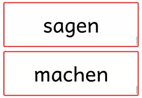 Vorschau - Arbeitsblätter - Blitzlesen: Wortkarten - Verben (Klasse 1-4) - Seite 3