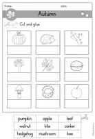 Vorschau - Arbeitsblätter - Autumn Fall Herbst Arbeitsblatt differenziert - Englisch - Seite 3