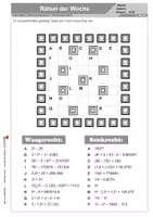 Vorschau - Arbeitsblätter - 52 Rätsel der Woche Klasse 9-10 | Sudoku, Knobelaufgaben, Logikrätsel, Wabenrätsel, Mathematik | Sekundarstufe I Klasse 9-10 Lösungen - Seite 3