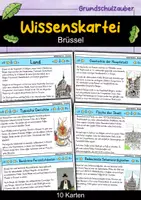 Vorschau - Arbeitsblätter - Belgien MEGABUNDLE - Wissenskartei, Lückentext, Steckbrief, Suchsel - Seite 1