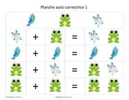 Aperçu - Cartes d'exercices - Mathématique animaux - Page 3