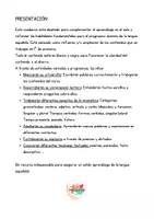 Vista previa - Hojas de trabajo - Cuaderno de refuerzo y ampliación. Lengua española. 1º primaria - página 1