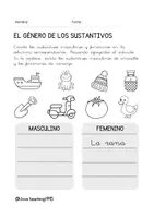 Vista previa - Hojas de trabajo - Cuaderno de refuerzo y ampliación. Lengua española. 1º primaria - página 3
