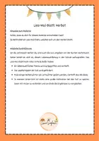 Vorschau - Arbeitsblätter - Lies-Mal-Blatt Vogelscheuche - Seite 1