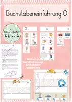 Vorschau - Arbeitsblätter - Buchstabeneinführung Oo (Bildkarten, Buchstabenweg, Geschichte) - Deckblatt