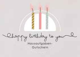 Vorschau - Bildkarten - Hausaufgabengutscheine - Geburtstag - Feier - Seite 3