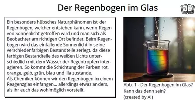 Vorschau - Spiele - Regenbogen im Glas (Dichteuntersuchung) - Deckblatt