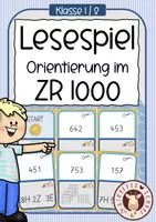 Vorschau - Unterrichtsreihen - Lesespiel Mathe Orientierung im ZR 1000 - Deckblatt