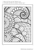 Vorschau - Mal- und Bastelvorlagen - Blumen - Mandala - Ausmalbilder - Seite 3