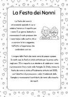 anteprima - Esercizi - Schede per la festa dei nonni - Pagina 1