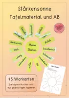 Vorschau - Arbeitsblätter - Stärkensonne Tafelmaterial + Arbeitsblatt - Deckblatt