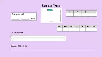 Vorschau - Arbeitsblätter - Mathematik - Zahl des Tages - Seite 3