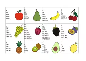 Vorschau - Fördermaterial/Inklusion - Lesetreppen Obst - Seite 3