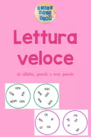 anteprima - Giochi - LETTURA VELOCE di sillabe, parole e non parole - Pagina di copertina