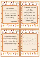 Vista previa - Tarjetas / Manipulativos - Adivinanzas otoñales - página 2