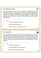 Vorschau - Aufgabenkarten - Lesekartei / Leseverständnis / Leseverstehen - Seite 3
