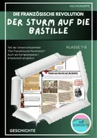 Vorschau - Stundenentwürfe - Sturm auf die Bastille - Französische Revolution - Deckblatt
