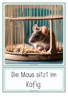 Vorschau - Fördermaterial/Inklusion - HAUSTIERE Bildkarten für Satzbildung - Seite 3