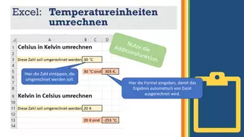 Vorschau - Arbeitsblätter - Temperatureinheiten umrechnen - Deckblatt